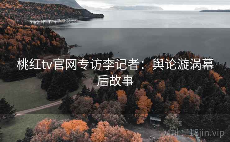 桃红tv官网专访李记者:舆论漩涡幕后故事 桃红tv官网专访李记者:舆论漩涡幕后故事