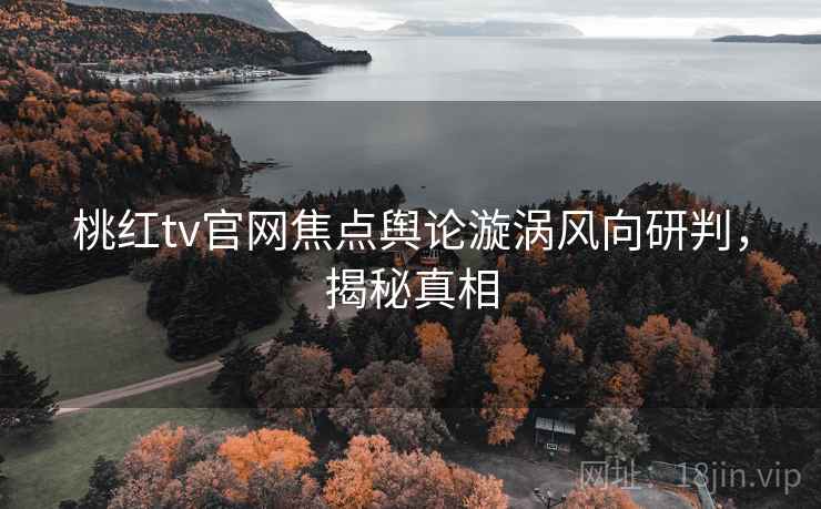 桃红tv官网焦点舆论漩涡风向研判，揭秘真相