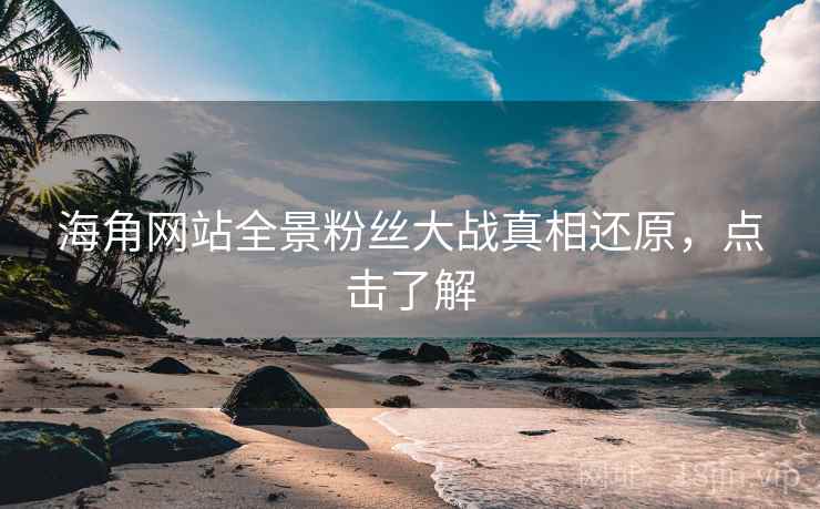 海角网站全景粉丝大战真相还原，点击了解